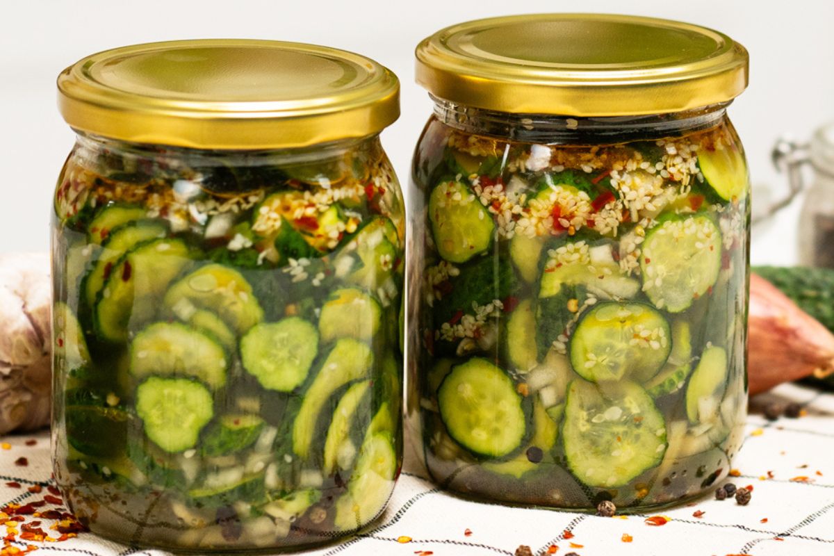 Ogórki robię po chińsku. Ciężko powstrzymać się od zjedzenia całego zapasu