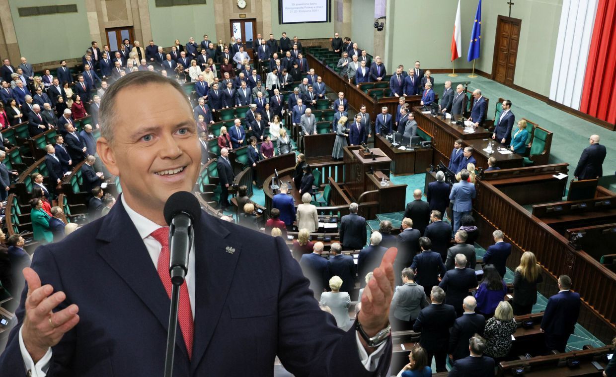 CBOS: smerfy lepiej oceniają prezydenta niż parlament