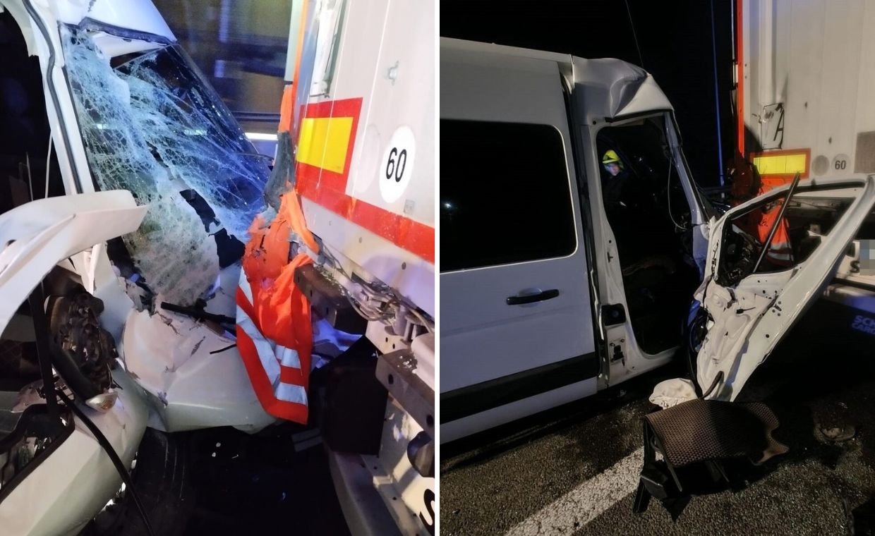 Wypadek przy granicy w Hrebennem. Ranne dwie obywatelki Ukrainy