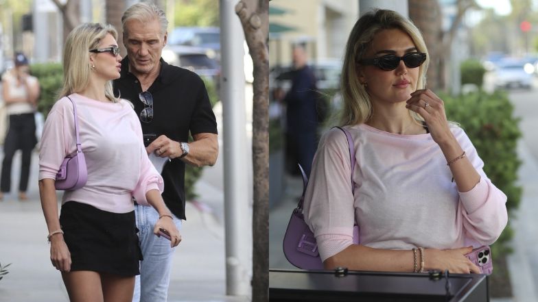 Dolph Lundgren zauważony w drodze na randkę z młodszą o 40 lat żoną