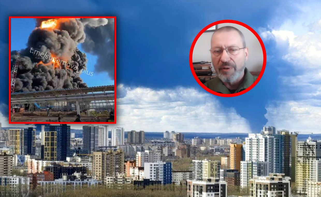 Popłoch Rosjan. Drony bezkarnie podpalają rafinerię. "Dlaczego nikt nie strzela?"