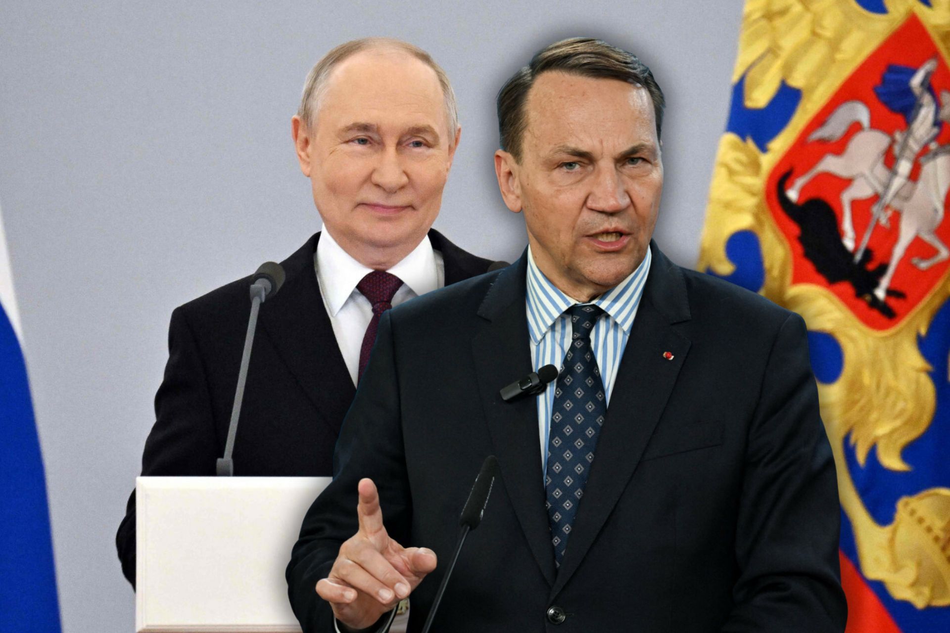 Sikorski alarmuje po słowach Putina: Brzmi jak zapowiedź prowokacji