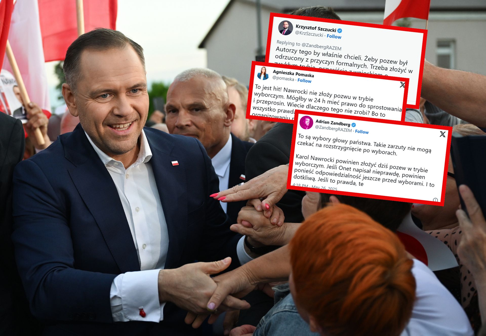 Karol Nawrocki kontra Onet. Internet komentuje