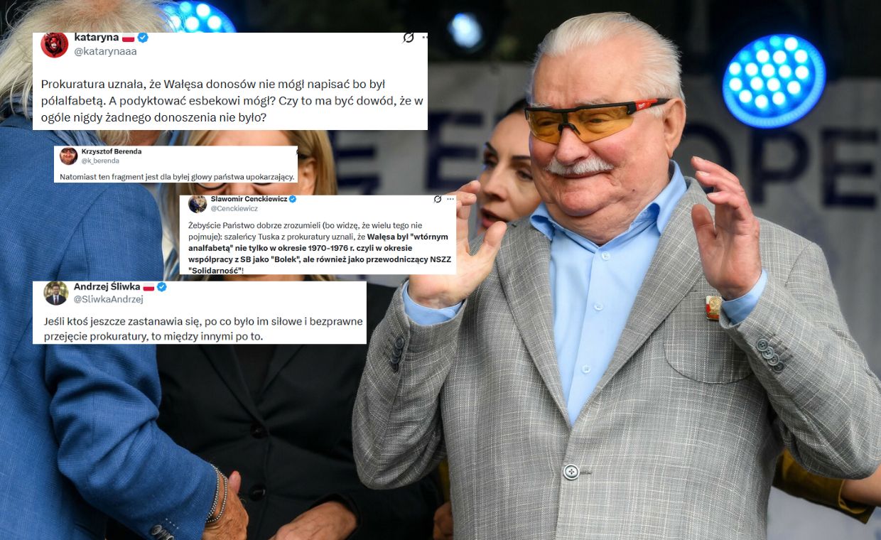 Burza po decyzji prokuratury ws. Wałęsy. "Ci szaleńcy twierdzą"