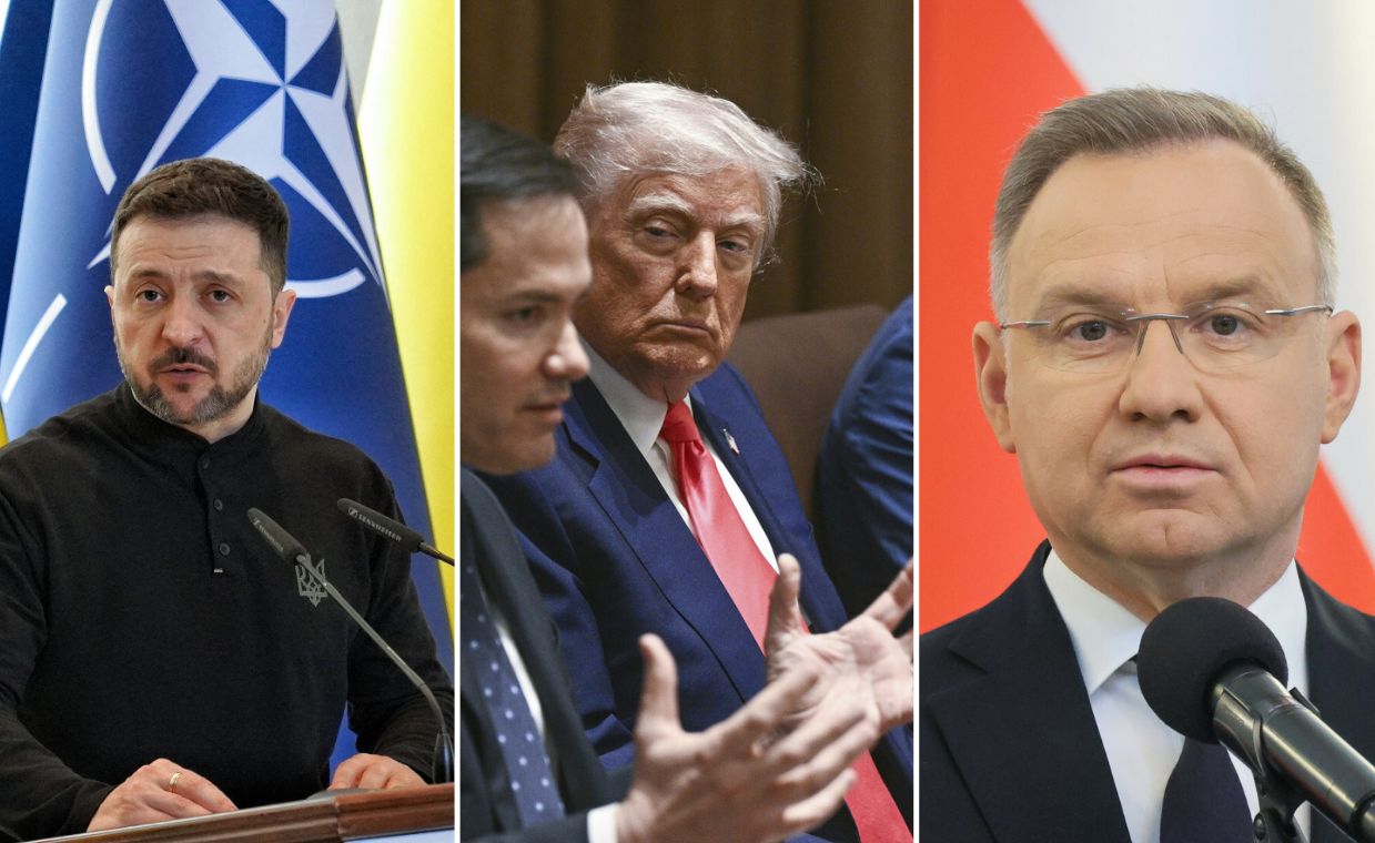 Zełenski oskarża Chiny, Trump chce rozmów, a Duda mówi o tarczy nuklearnej. Co wydarzyło się w piątek?