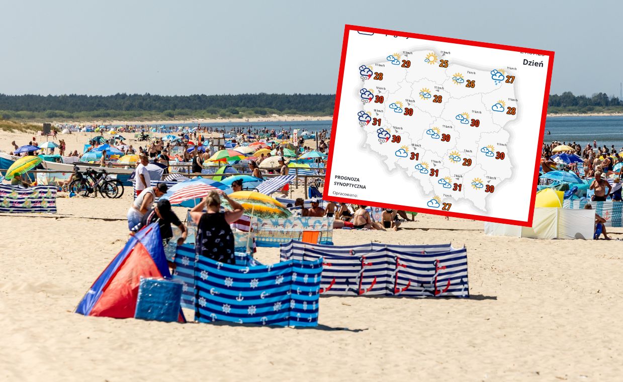 Najcieplejszy dzień od tygodni. Ale przyjdą burze