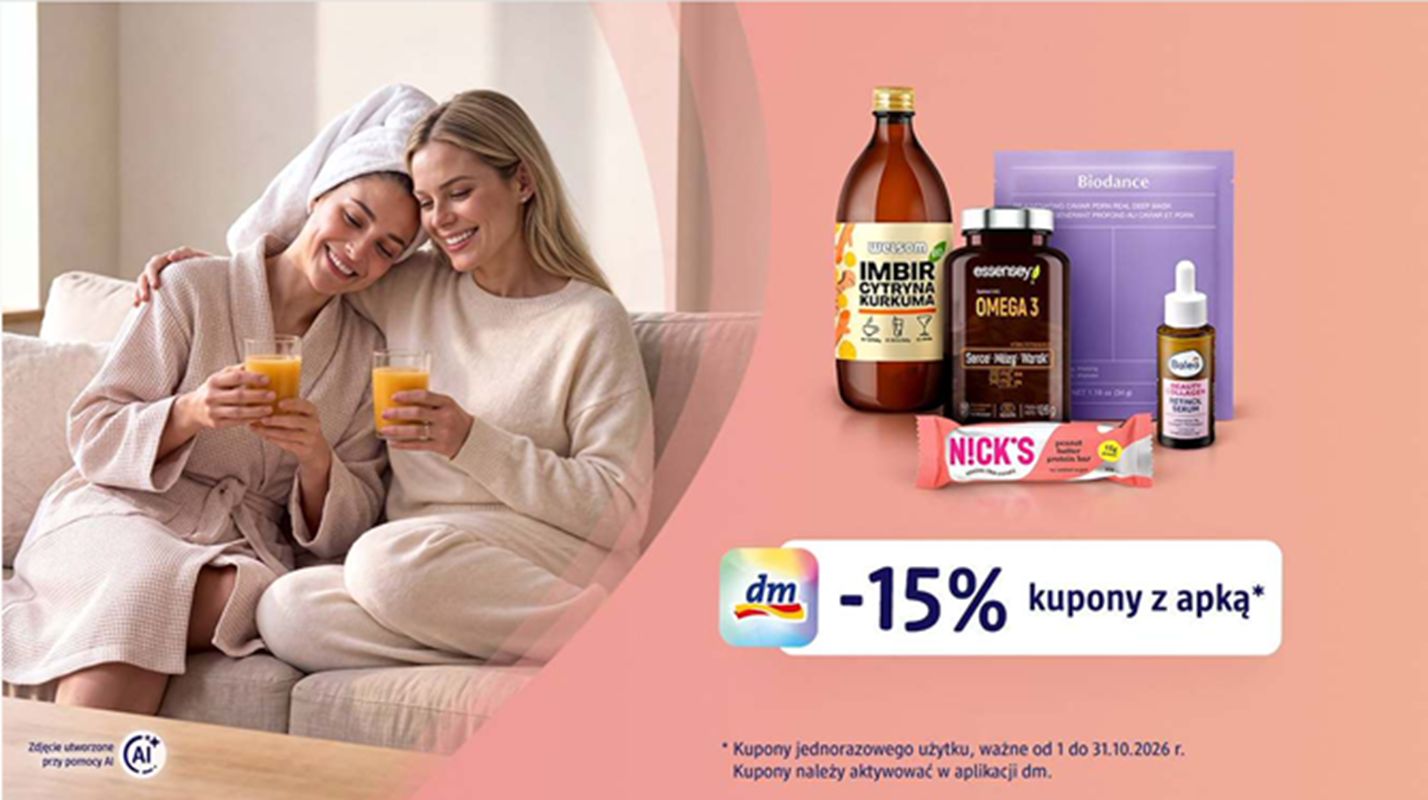 Drogerie dm z nową kampanią. Łączą pielęgnację, suplementy i odżywianie