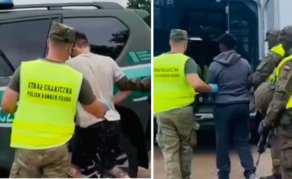 Zatrzymano kuriera. Przewoził Somalijczyków z Łotwy