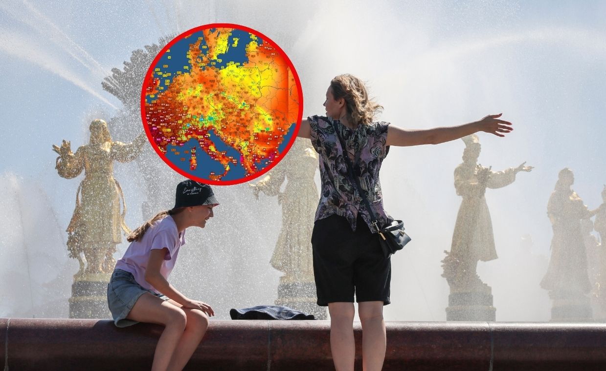 Lato w Europie. Polska chłodna na tle gorącego południa