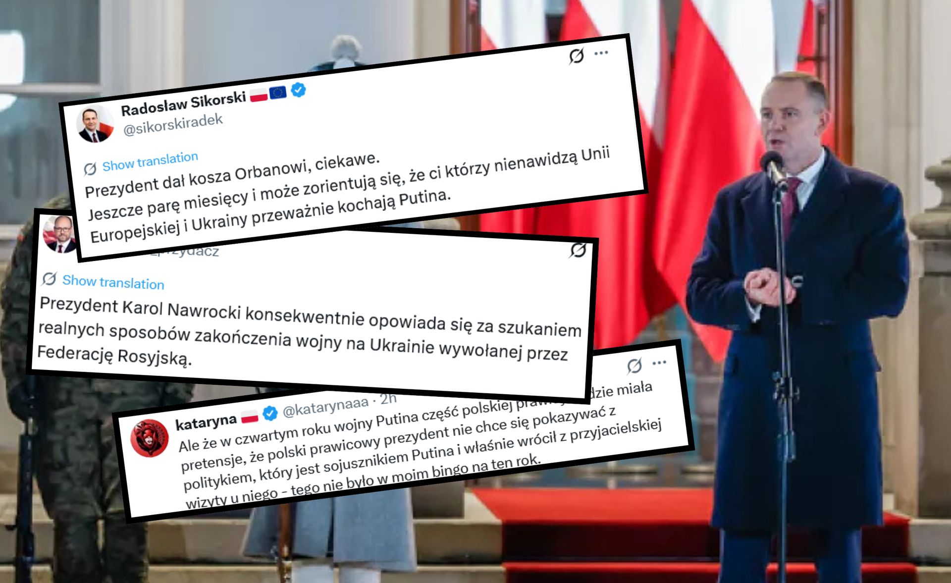 Nawrocki nie spotka się z Orbanem. Polityczna lawina komentarzy