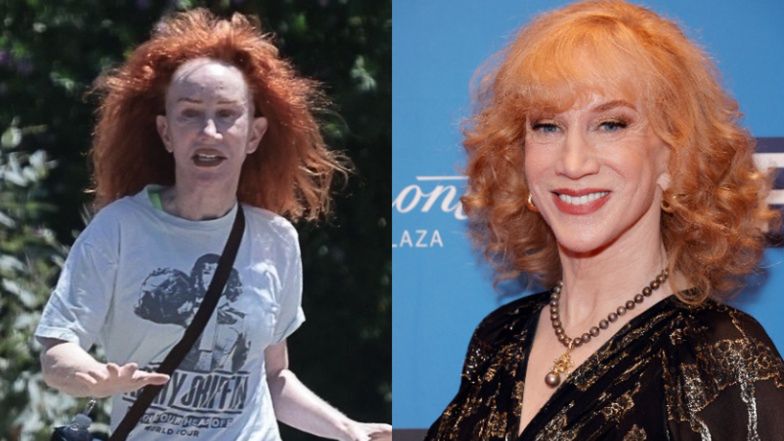 Kathy Griffin WALCZY z WIATREM, pradując po Los Angeles