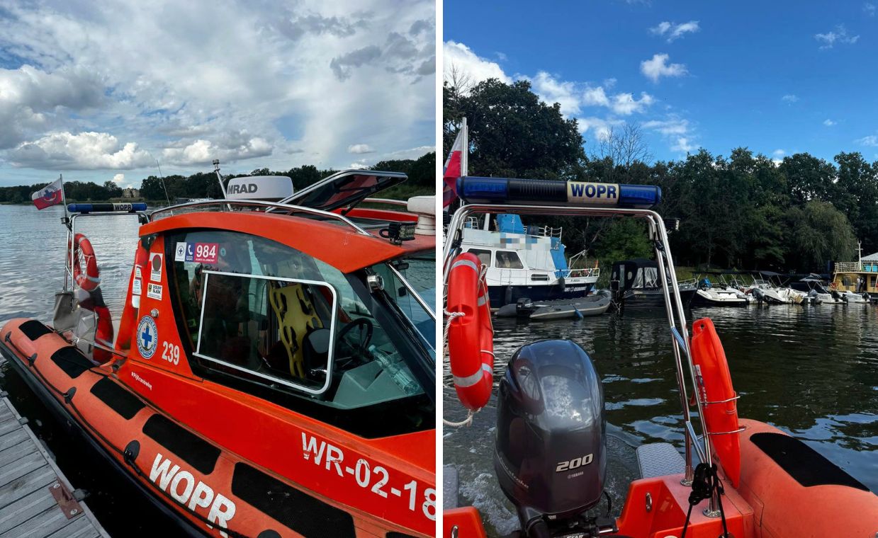 Akcja WOPR we Wrocławiu. Podejrzana substancja na Odrze