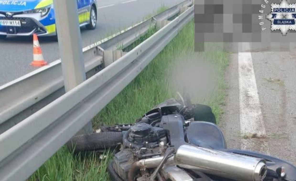 Tragiczny wypadek motocyklisty. 44-latek nie żyje