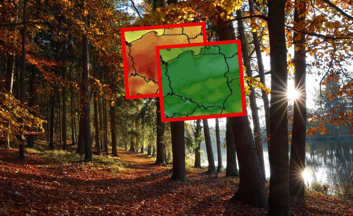 Ostatnie ciepłe dni. Na mapach widać gwałtowną zmianę