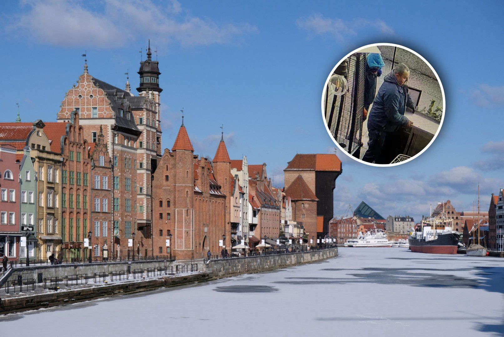 Kradzież szafy sprzed restauracji w Gdańsku. Pokazali zdjęcia sprawców