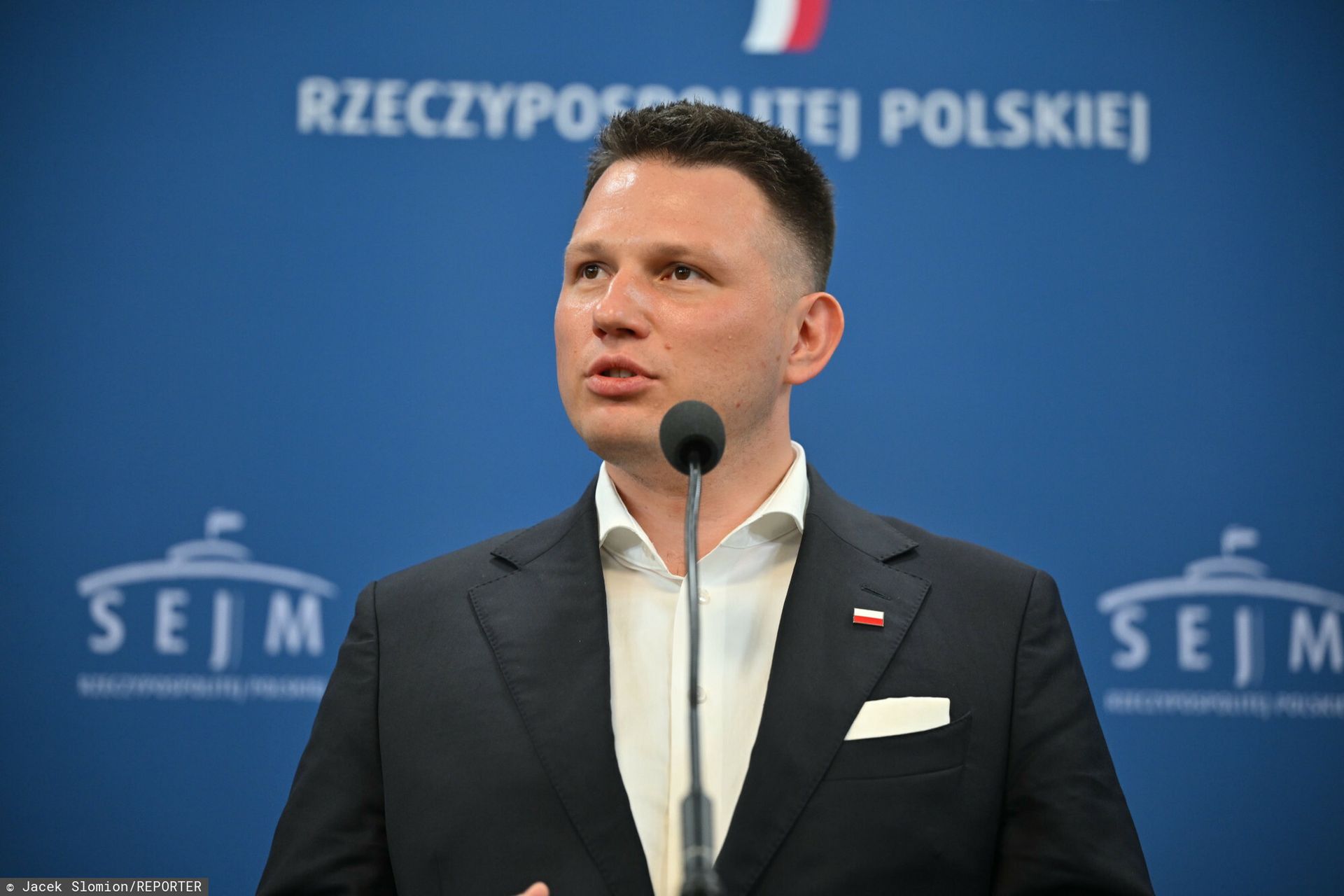 Mentzen krytykuje wotum zaufania. Zakpił z Tuska