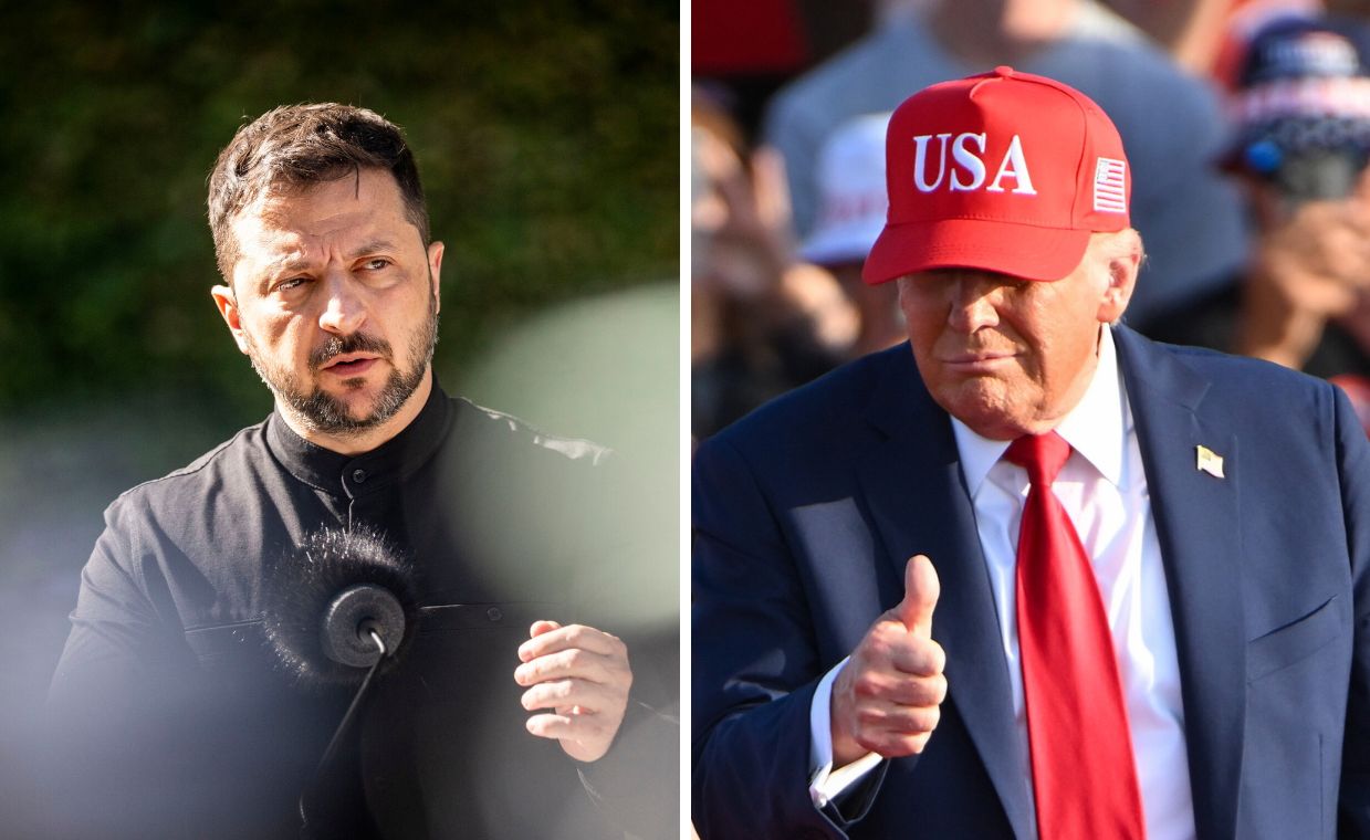 Trump i Zełenski na linii. Media o "dobrej rozmowie"
