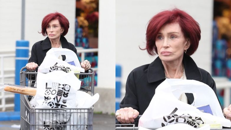 Wygładzona i odchudzona Sharon Osbourne pomaszerowała na zakupy spożywcze. Poznajecie ją jeszcze?