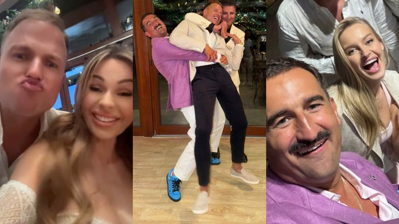 Celebryci bawią się na HUCZNYCH urodzinach właściciela salonu z luksusowymi zegarkami: Doda, Pisarek, Koterski i Borek