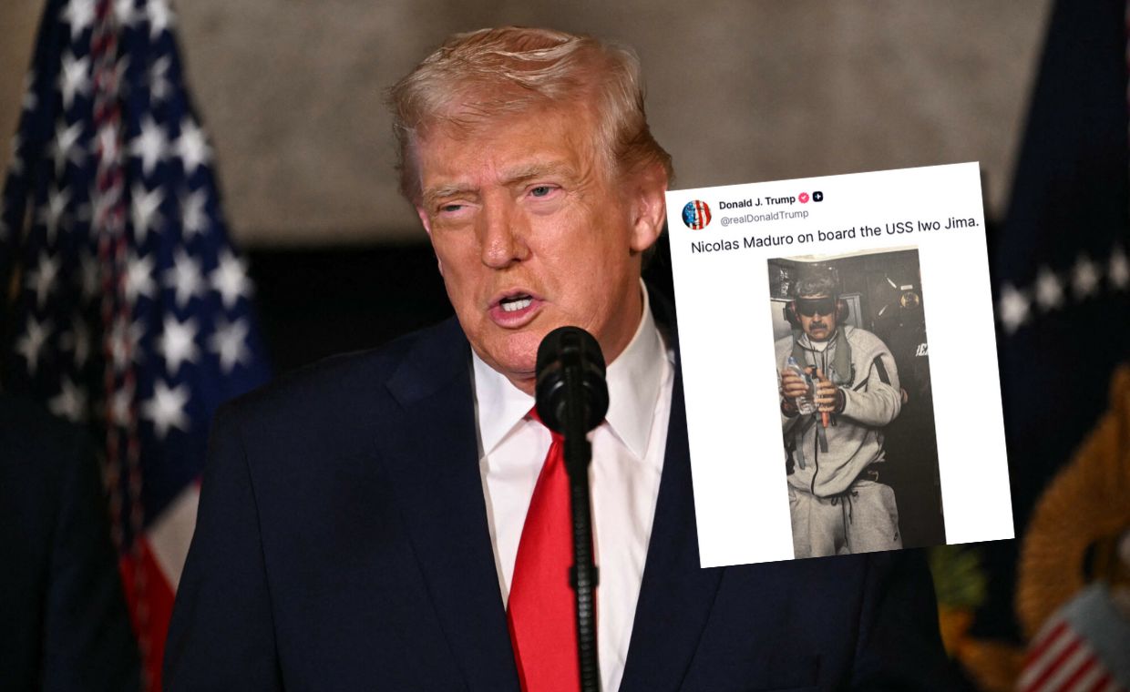 Maduro pojmany. Trump pokazał jego zdjęcie ze związanymi rękami