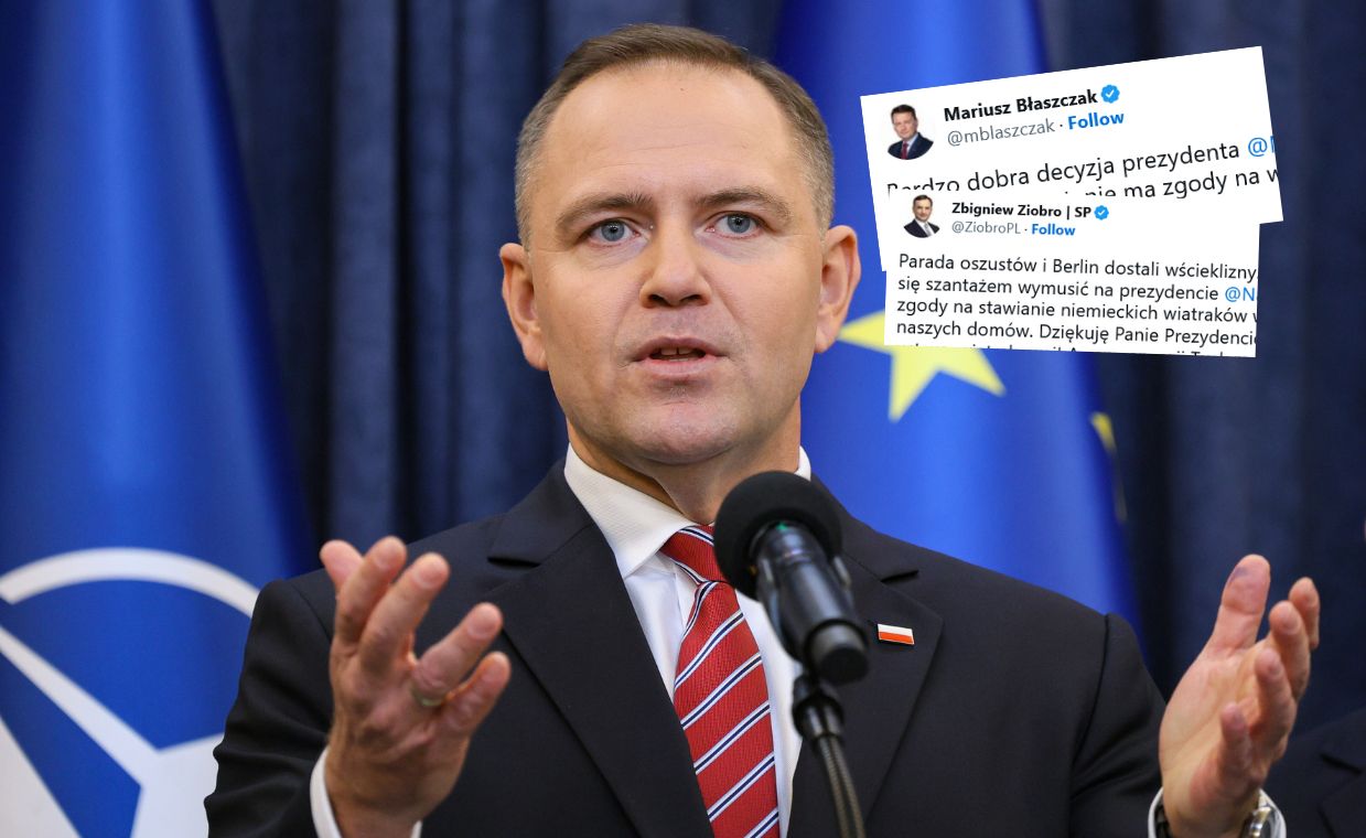 "Dostali wścieklizny". Prawica triumfuje po wecie Nawrockiego