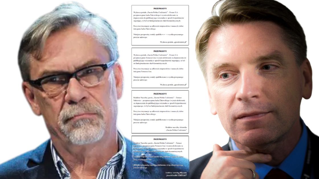 Lis i Żakowski kontra Sakiewicz. Tak przeprasza "Gazeta Polska Codziennie"