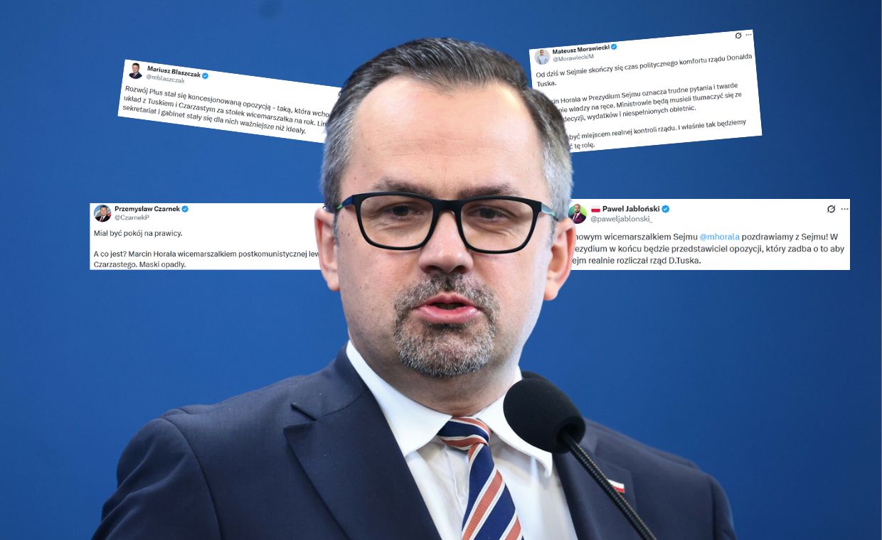 "Maski opadły". PiS wściekłe po wyborze Horały