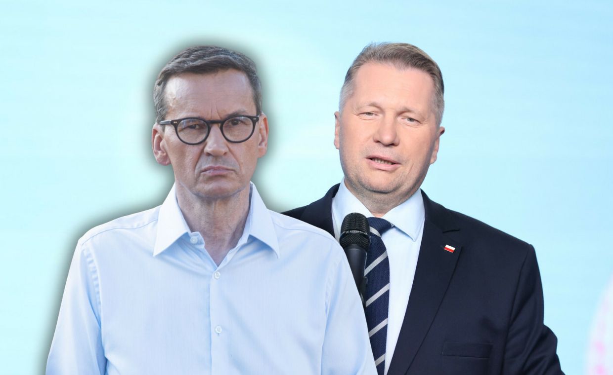 "Nie przeginaj". Czarnek ostro do Morawieckiego