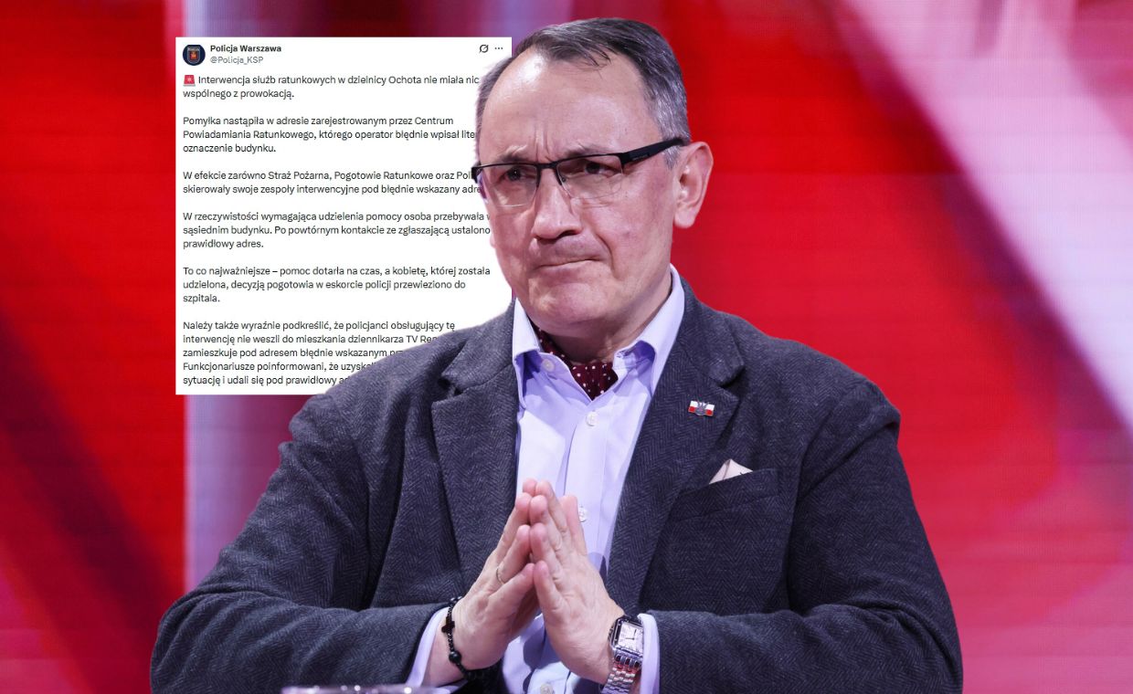 TV Republika grzmi o "prowokacji". Policja stanowczo odpowiada