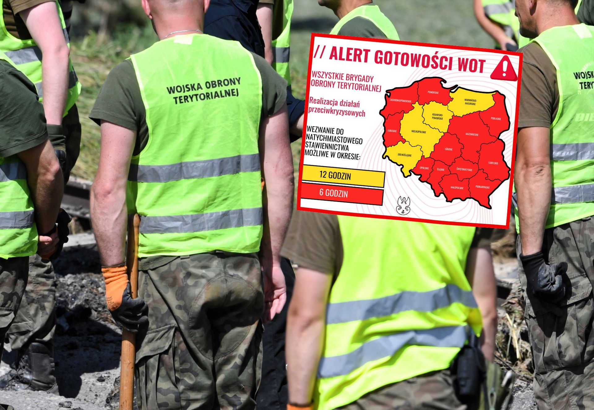 Szykuje się armagedon w pogodzie. Terytorialsi w całej Polsce w gotowości