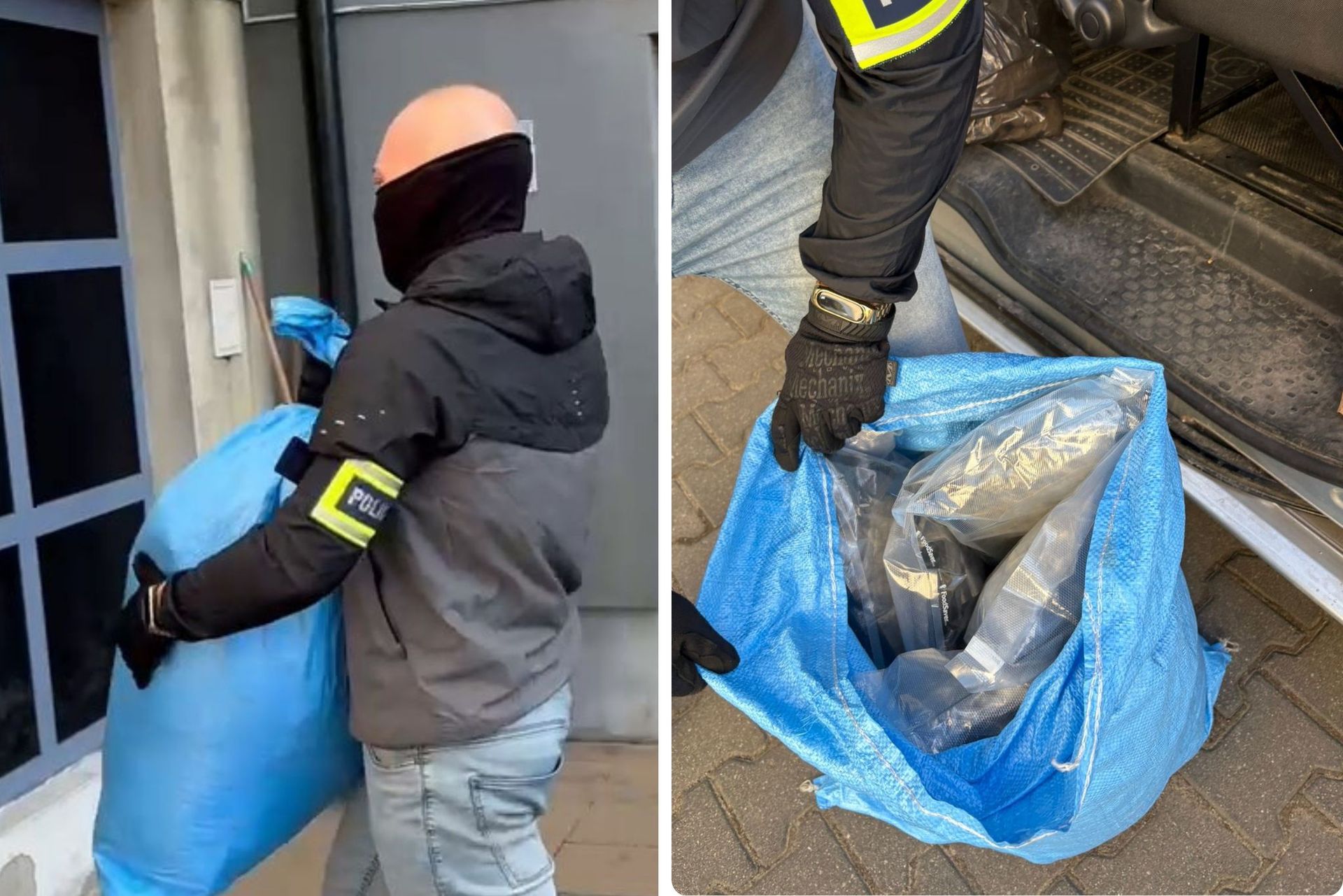 133 kg narkotyków i broń. Spektakularna akcja policjantów