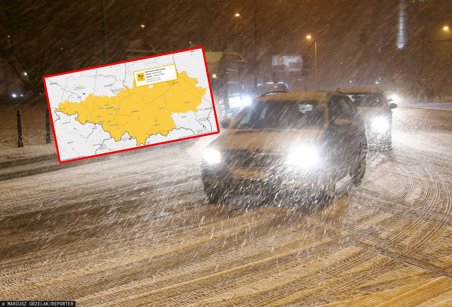 Zima ponownie zaatakowała. IMGW alarmuje, tysiące mieszkań odcięte od prądu