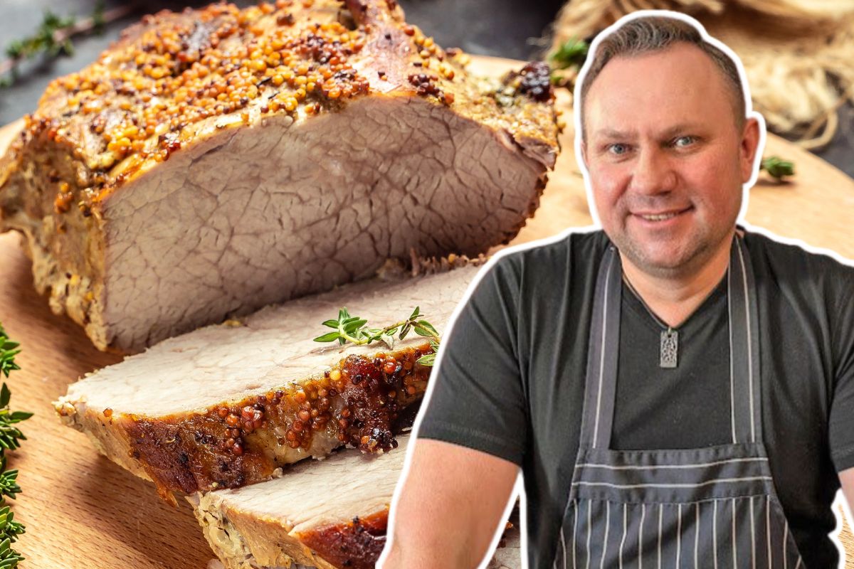 Strzelczyk zrobił pieczoną szynkę. Już wiem, iż to będzie hit Wielkanocy w moim domu