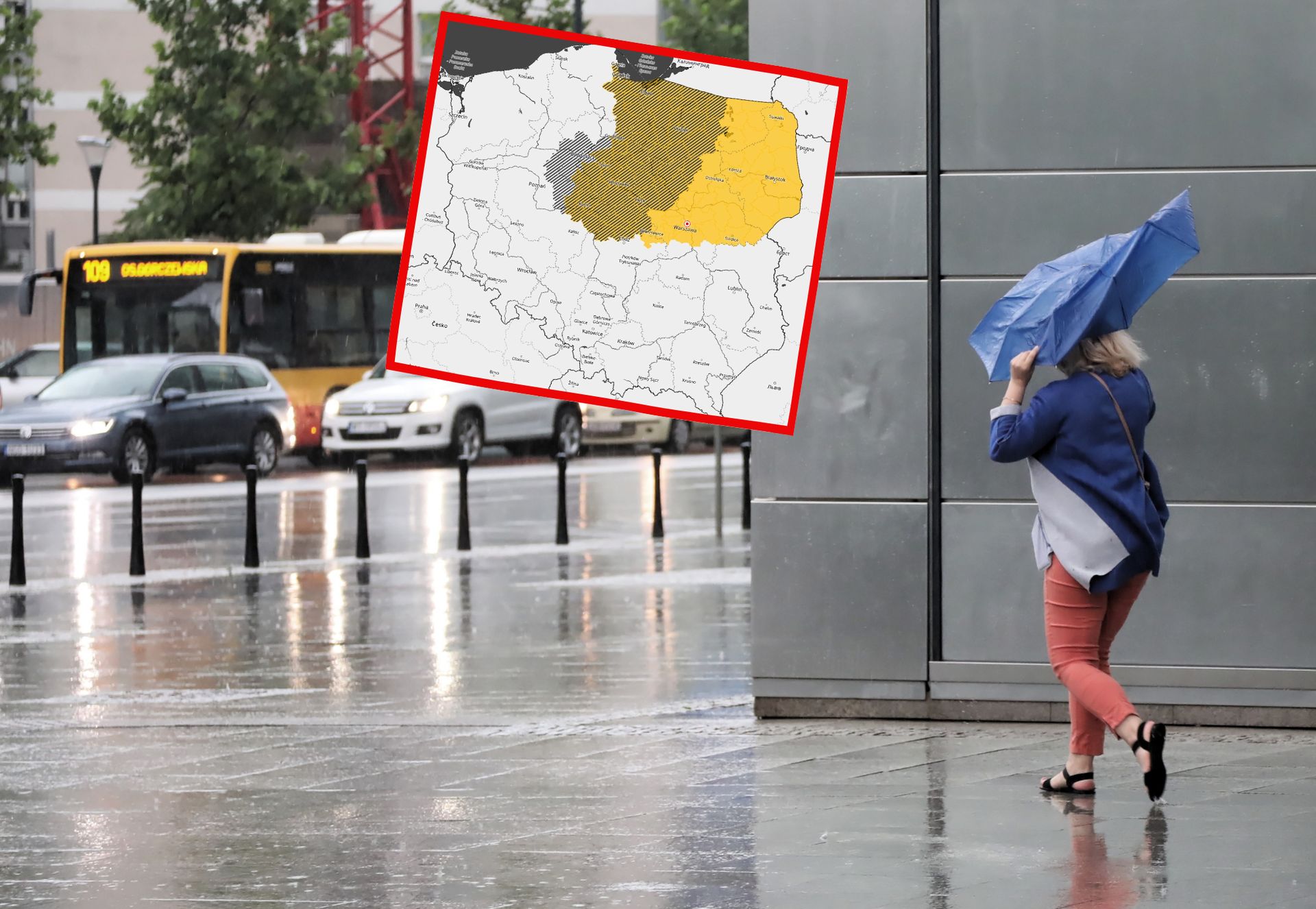 Pogodowy armagedon. Wichura, intensywne burze i grad w prognozie