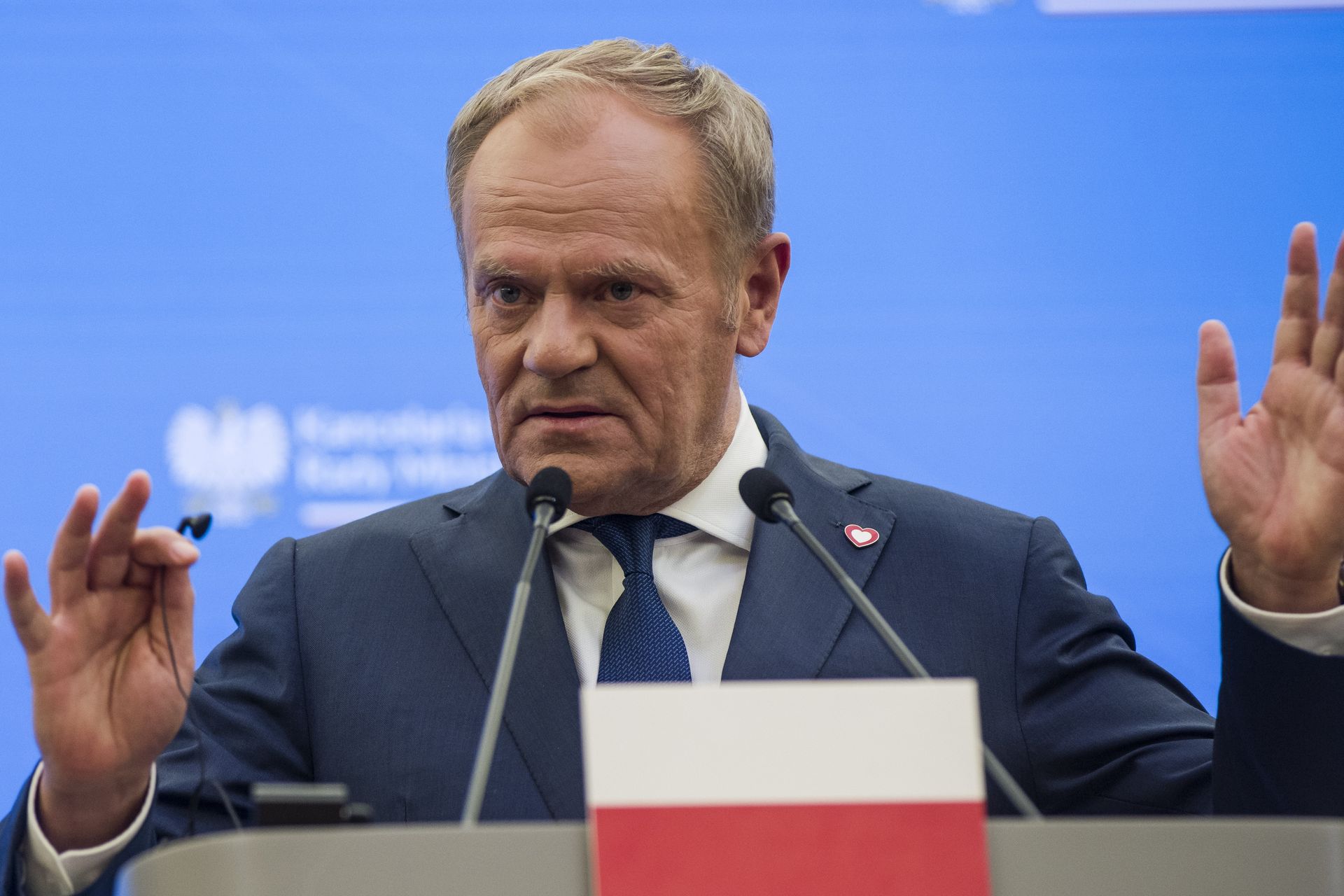 Tusk z dosadnym apelem. "Nie szukajcie wroga na Zachodzie"