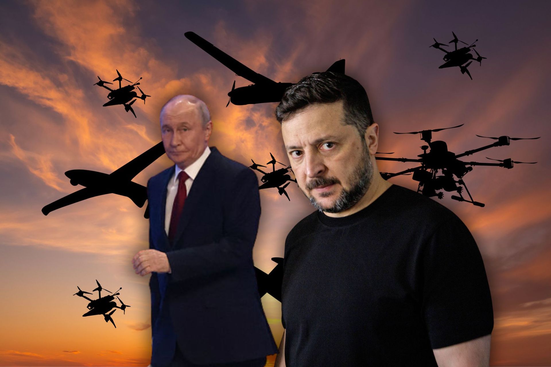 Zełenski: Wojna z Rosją rozstrzygnie się w powietrzu