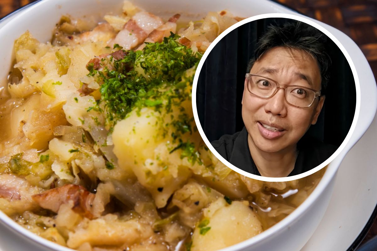 Koreańczyk pokazał, jak je kwaśnicę na żeberkach. Tego nie da się obejrzeć tylko raz