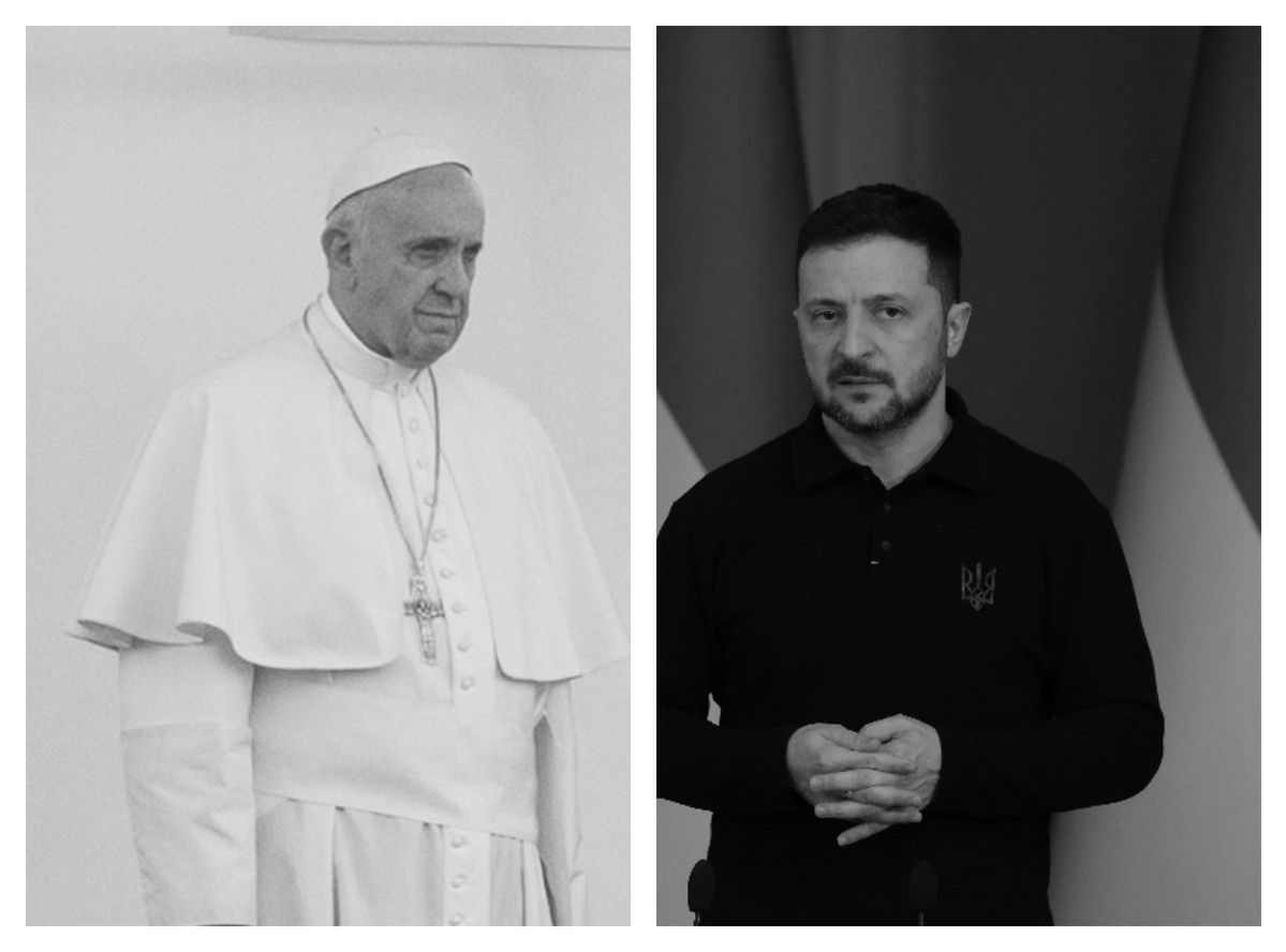 Zełenski o modlitwach papieża Franciszka za Ukrainę
