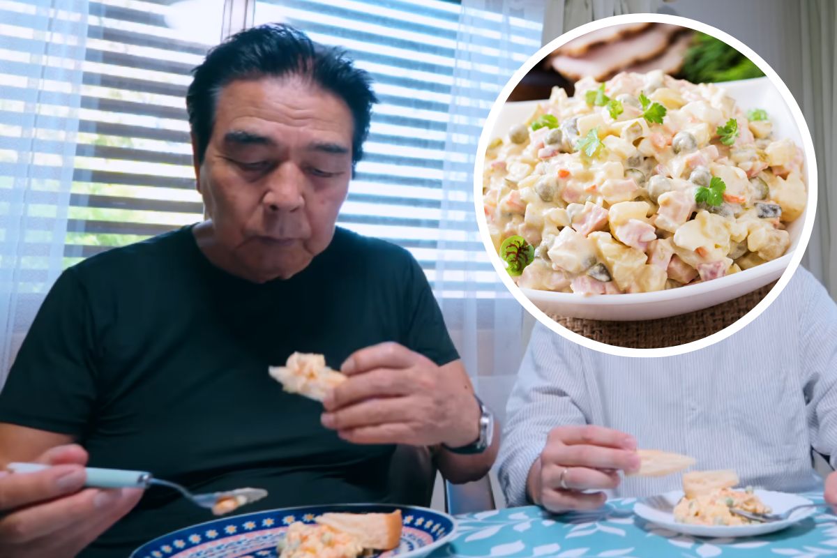 Japończyk spróbował polskiej sałatki jarzynowej. "To jest niesamowite!"