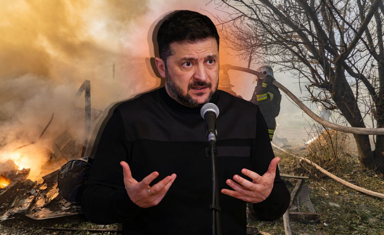 Sześć obiektów zniszczonych. Zełenski: Rosja nie chce rozejmu