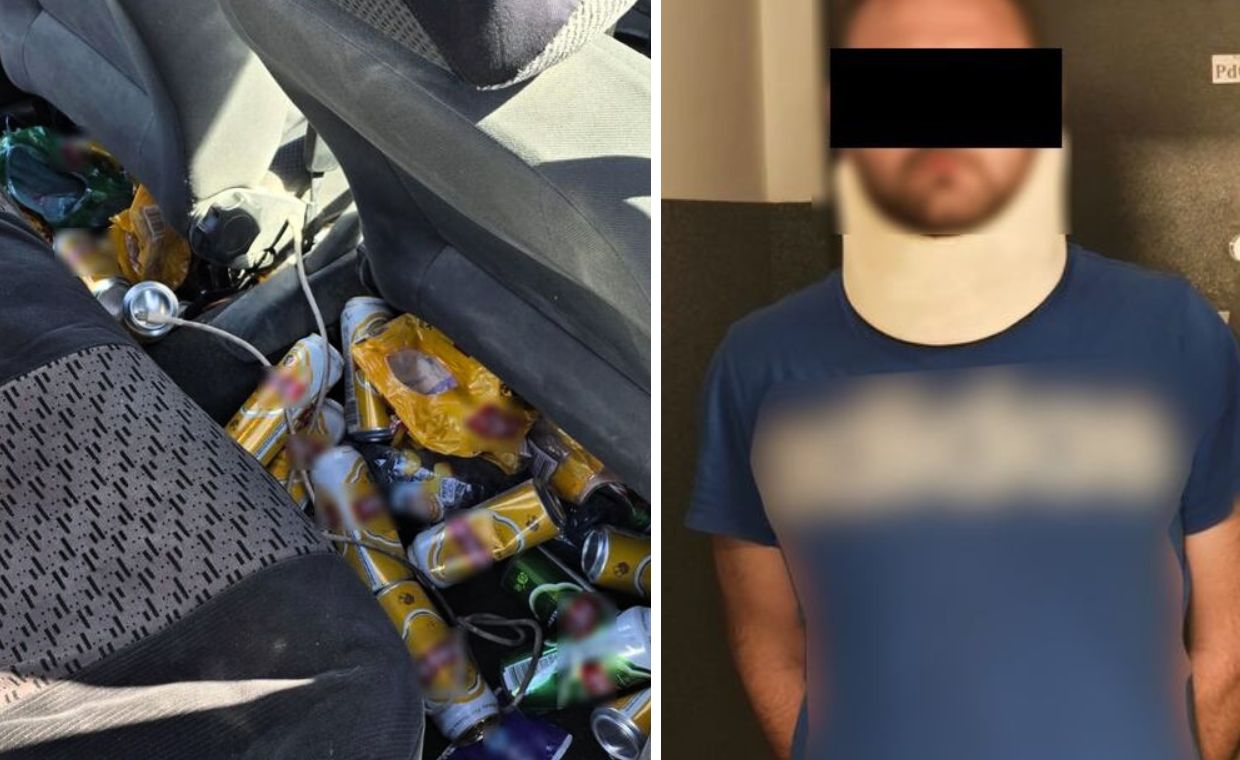 Pościg za 23-latkiem. Policja pokazała, co miał w samochodzie