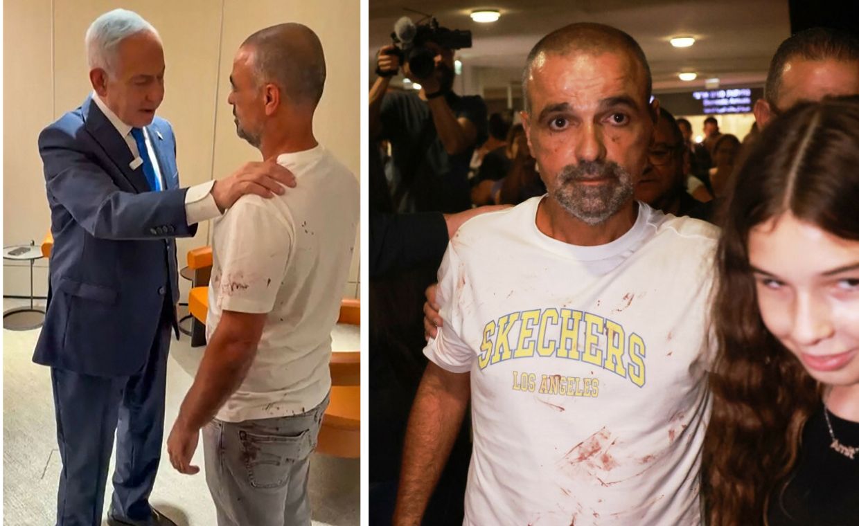 Pasażer ujawnia przebieg dramatu na pokładzie samolotu. Spotkał się z Netanjahu