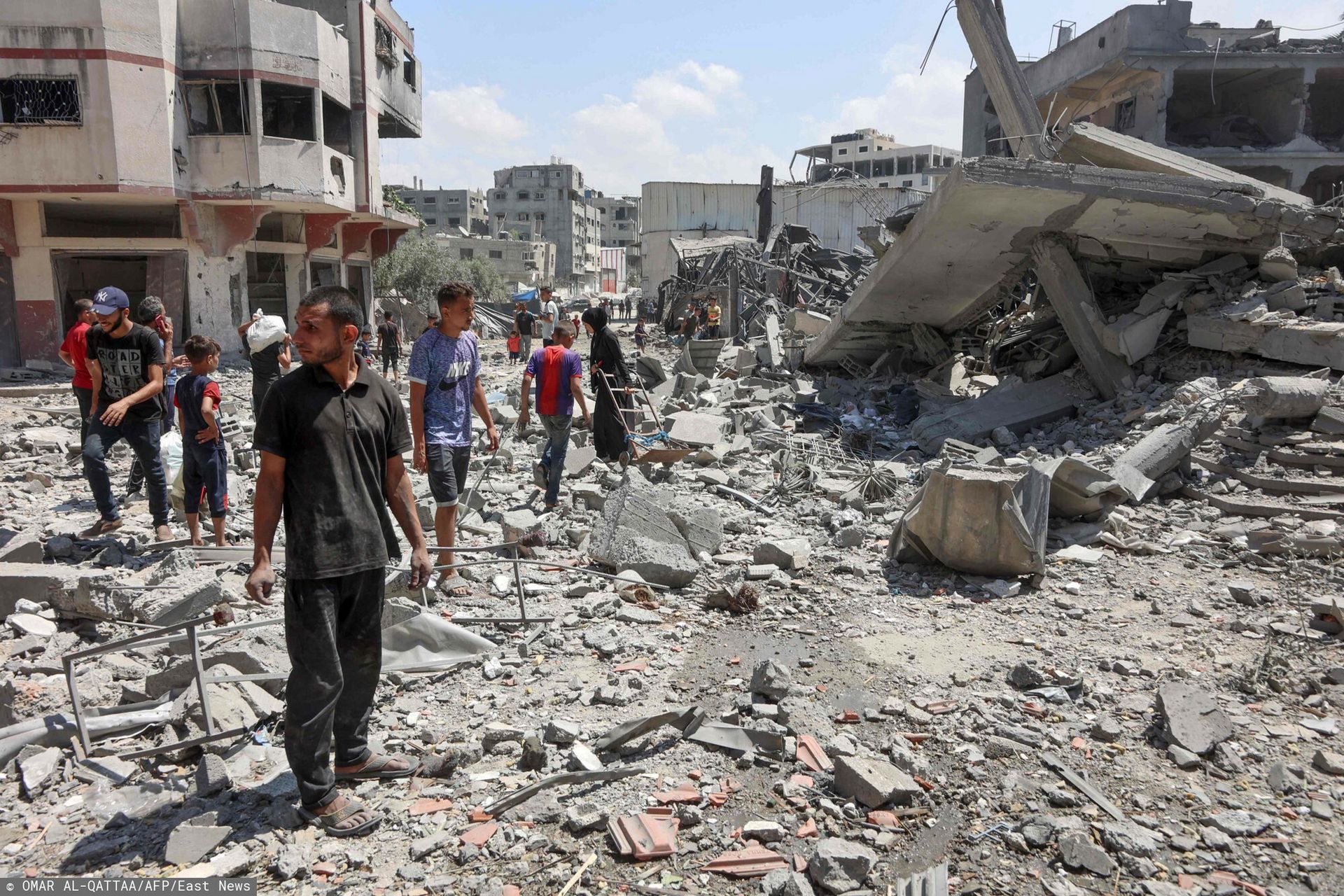 Izrael zbombardował kolejny wieżowiec w Gazie. Mieszkali tam uchodźcy