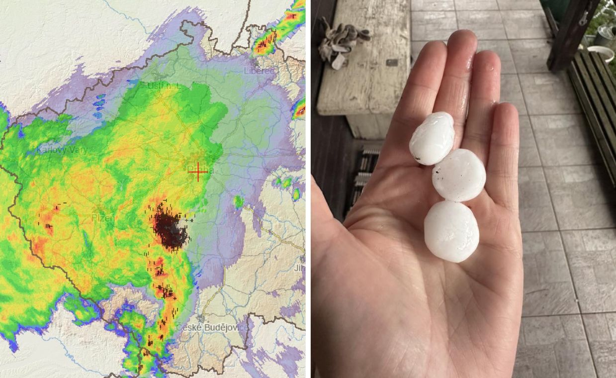 Nadciąga znad Czech. Pokazali, co spada z nieba
