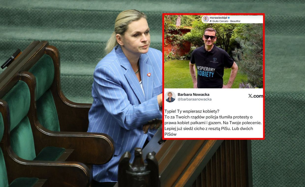 "On to serio wrzucił". Nowacka oburzona zdjęciem Morawieckiego