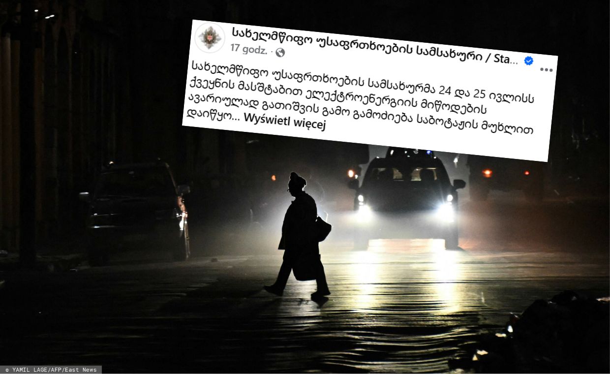Blackout w Gruzji. Jest śledztwo w sprawie sabotażu
