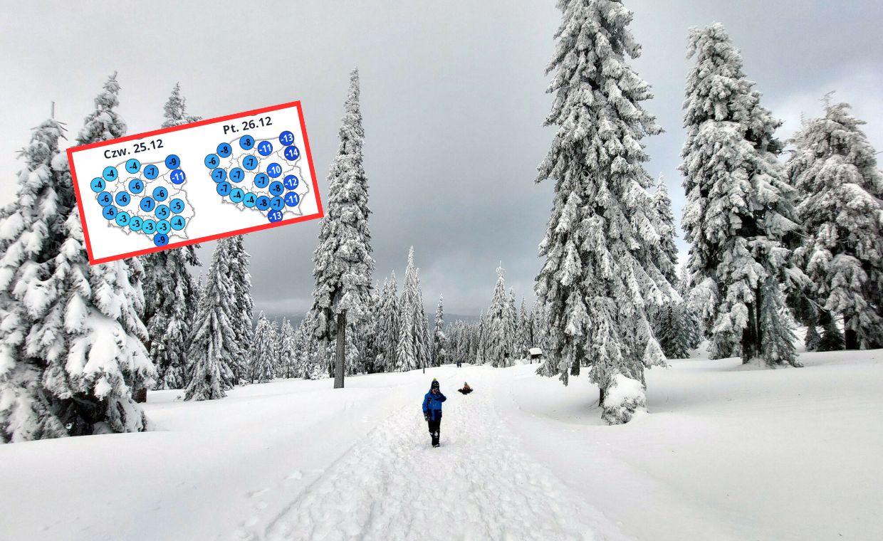 Zwrot w pogodzie. Dwucyfrowy mróz na święta