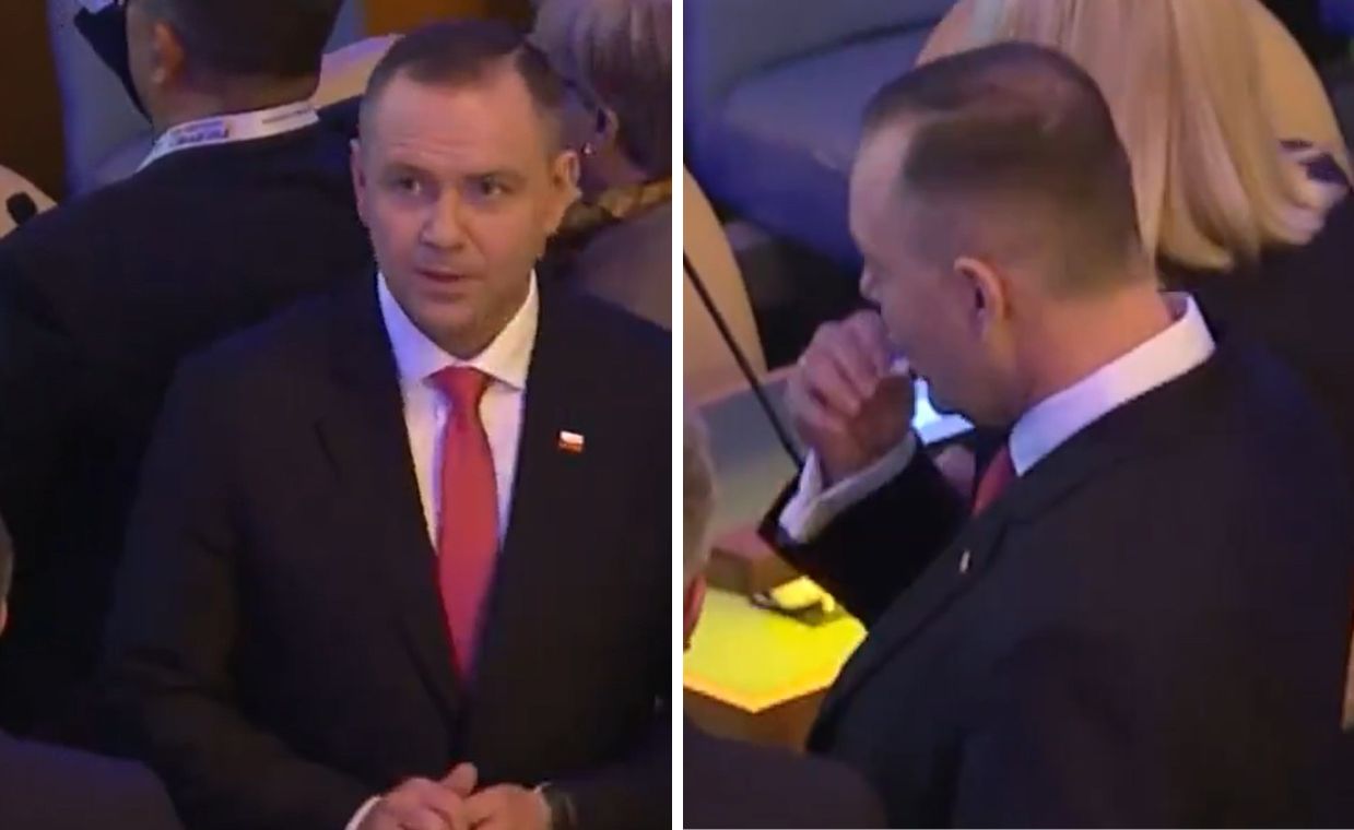 Karol Nawrocki znowu ze snusem. Tym razem w ONZ