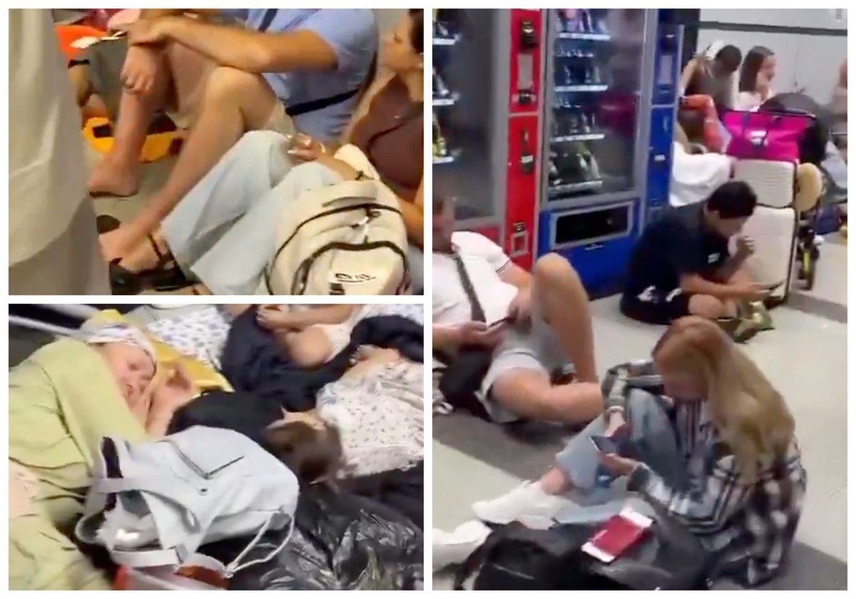 Chaos na lotnisku w Soczi. Głodni pasażerowie koczowali w halach portu