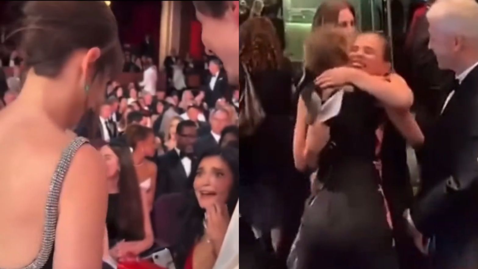 Przywitanie siostry Timothée Chalameta z jego BYŁĄ wyglądało zupełnie inaczej niż niezręczny uścisk z Kylie Jenner. Jest coś na rzeczy? (WIDEO)